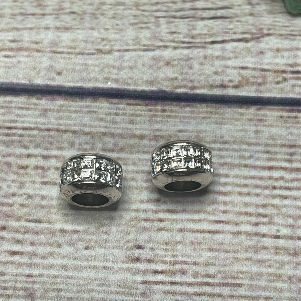 Two Brighton Crystal Spacers